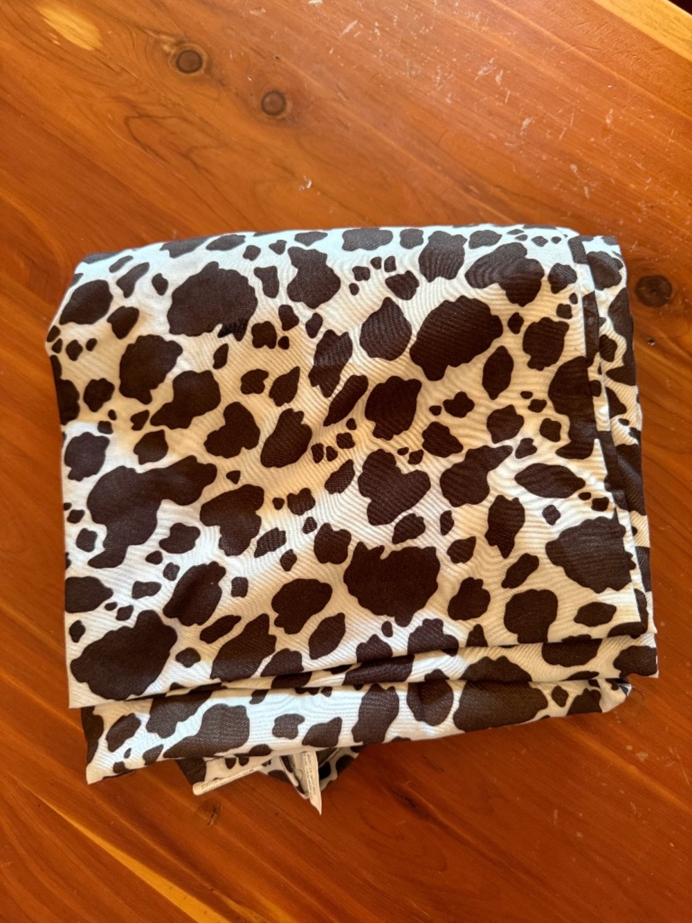 2 standard cow print pillow cases